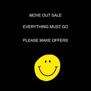 getting rid of all my clothes!